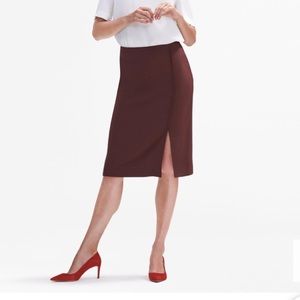 MM LaFleur Mulberry Skirt | Chestnut | Size 0